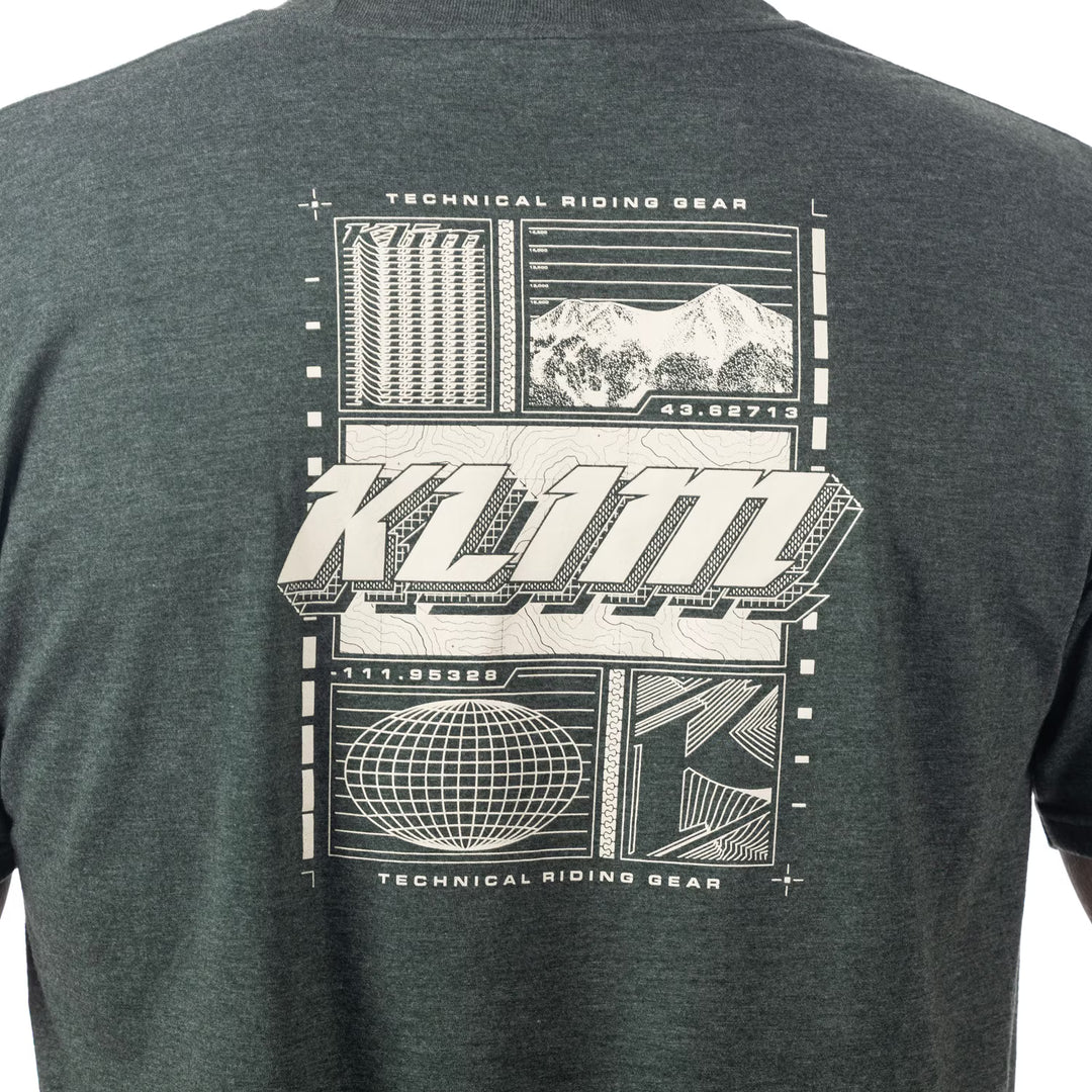 KLIM VISION TRI-BLEND TEE - HEATHERED FOREST GREEN - PEYOTE
