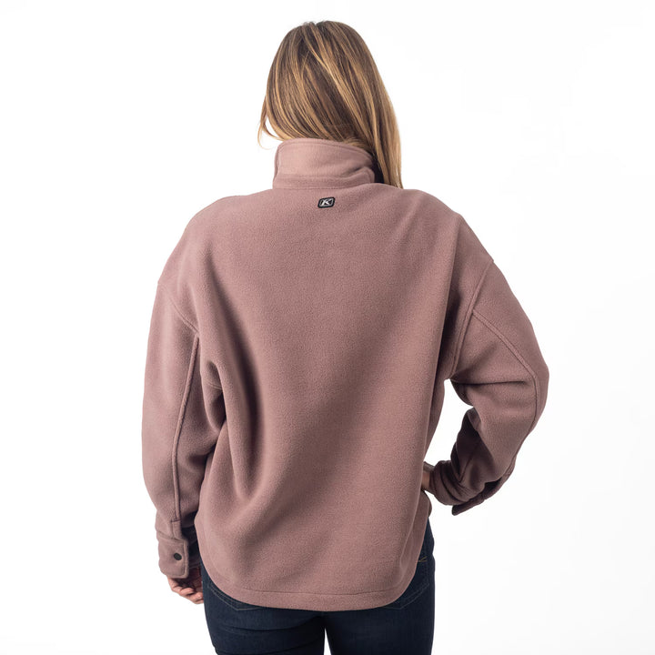 KLIM DARBY CANYON FLEECE SHIRT JACKET - TWILIGHT MAUVE