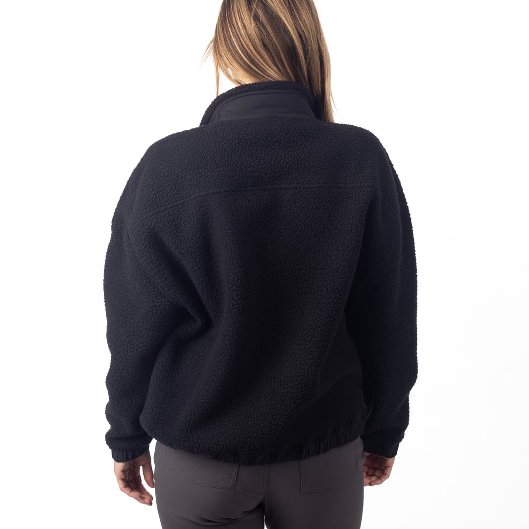 KLIM SIRA HIGH PILE FLEECE JACKET - BLACK