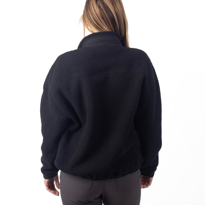 KLIM SIRA HIGH PILE FLEECE JACKET - BLACK