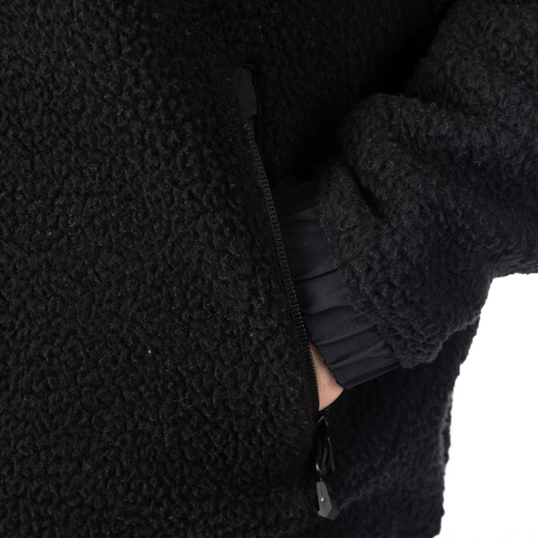 KLIM SIRA HIGH PILE FLEECE JACKET - BLACK