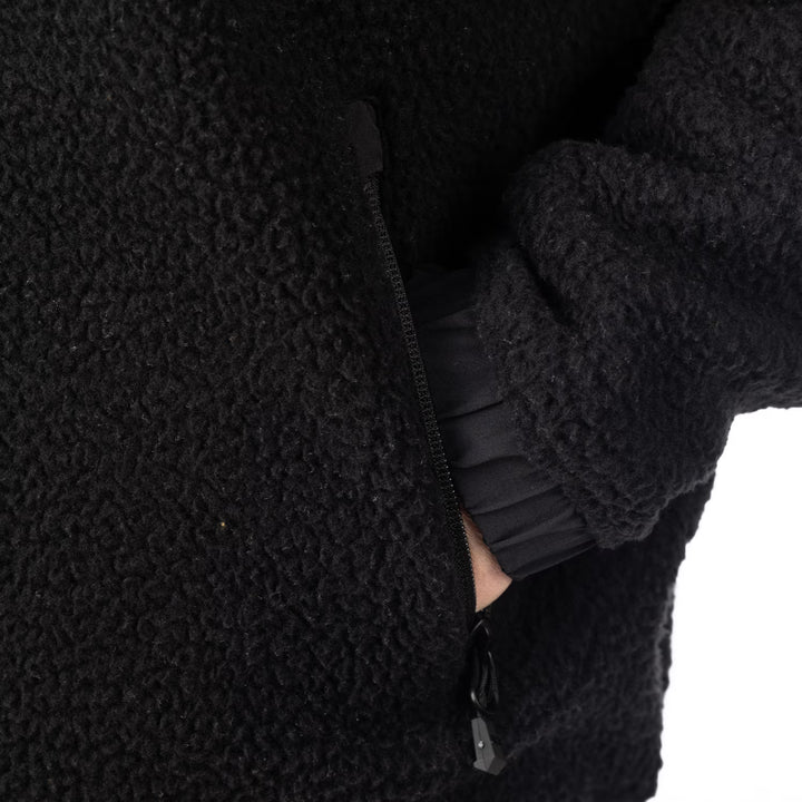KLIM SIRA HIGH PILE FLEECE JACKET - BLACK