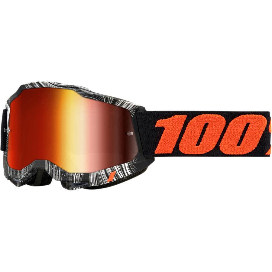 100% Accuri 2 Goggles - Geospace - Red Mirror