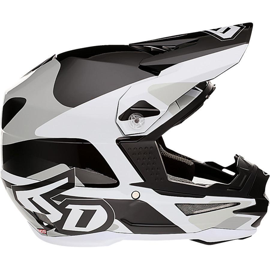 6D ATR-1 Apex Helmet - White - Motor Psycho Sport