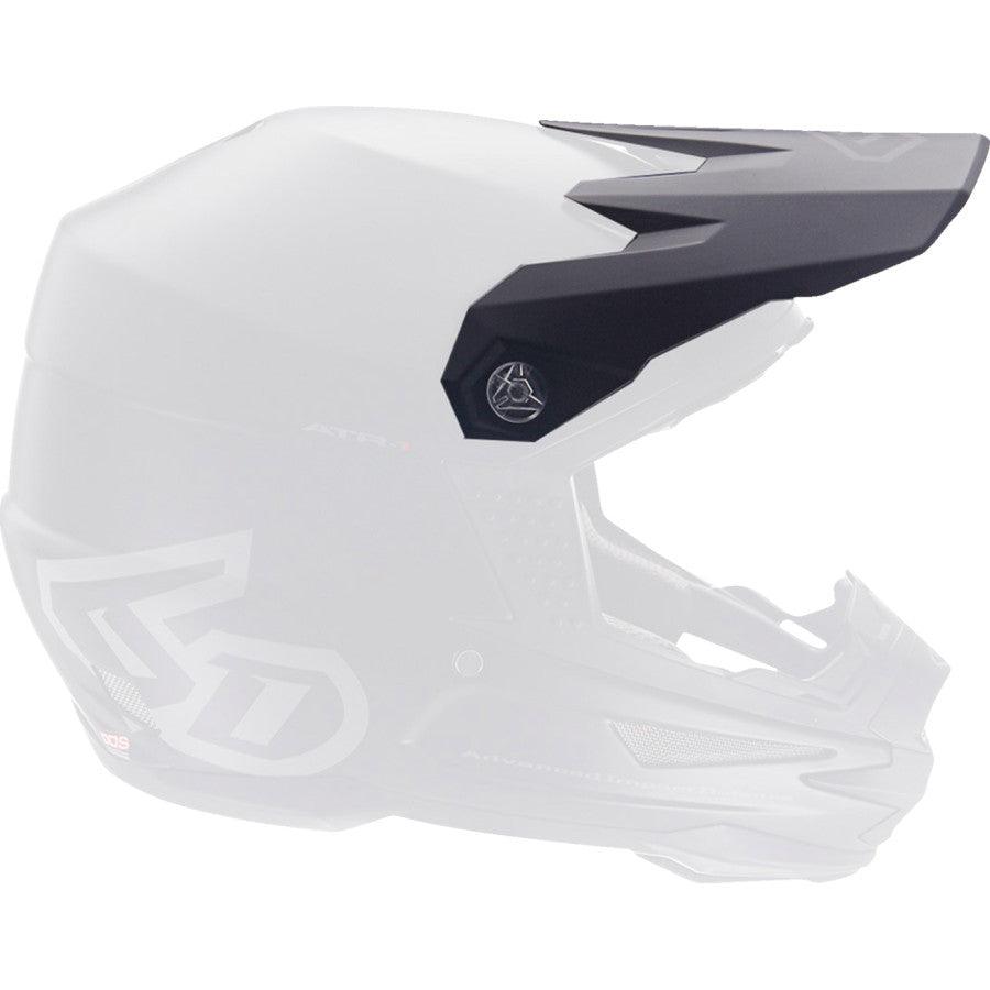 6D ATR-1 Helmet Visor - Matte Black - Motor Psycho Sport