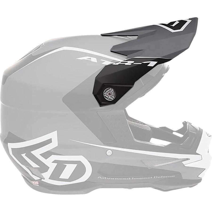 6D ATR-1 Stealth Helmet Visor - White - Motor Psycho Sport