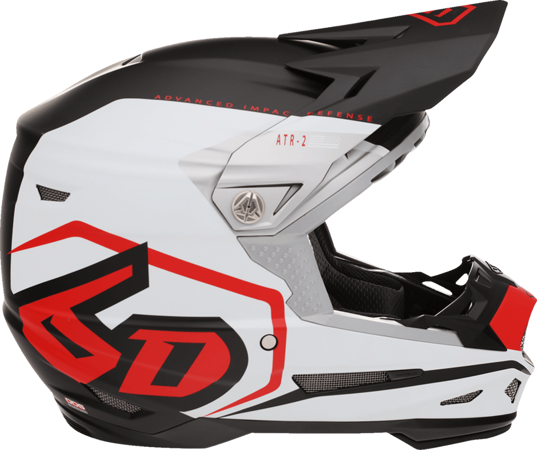 6D ATR-2 Delta Helmet - Red - Motor Psycho Sport