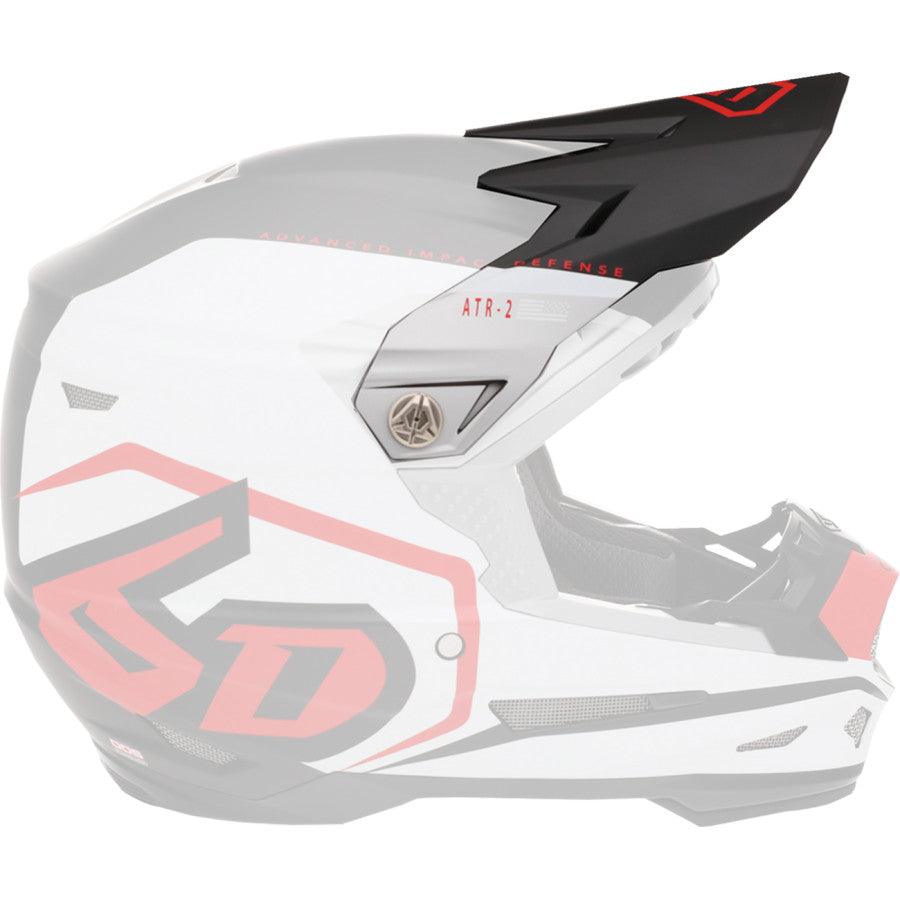 6D ATR-2 Delta Helmet Visor - Red - Motor Psycho Sport