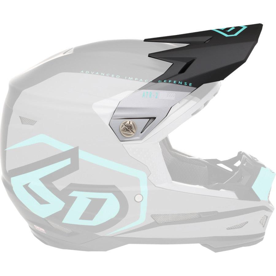 6D ATR-2 Delta Helmet Visor - Teal - Motor Psycho Sport