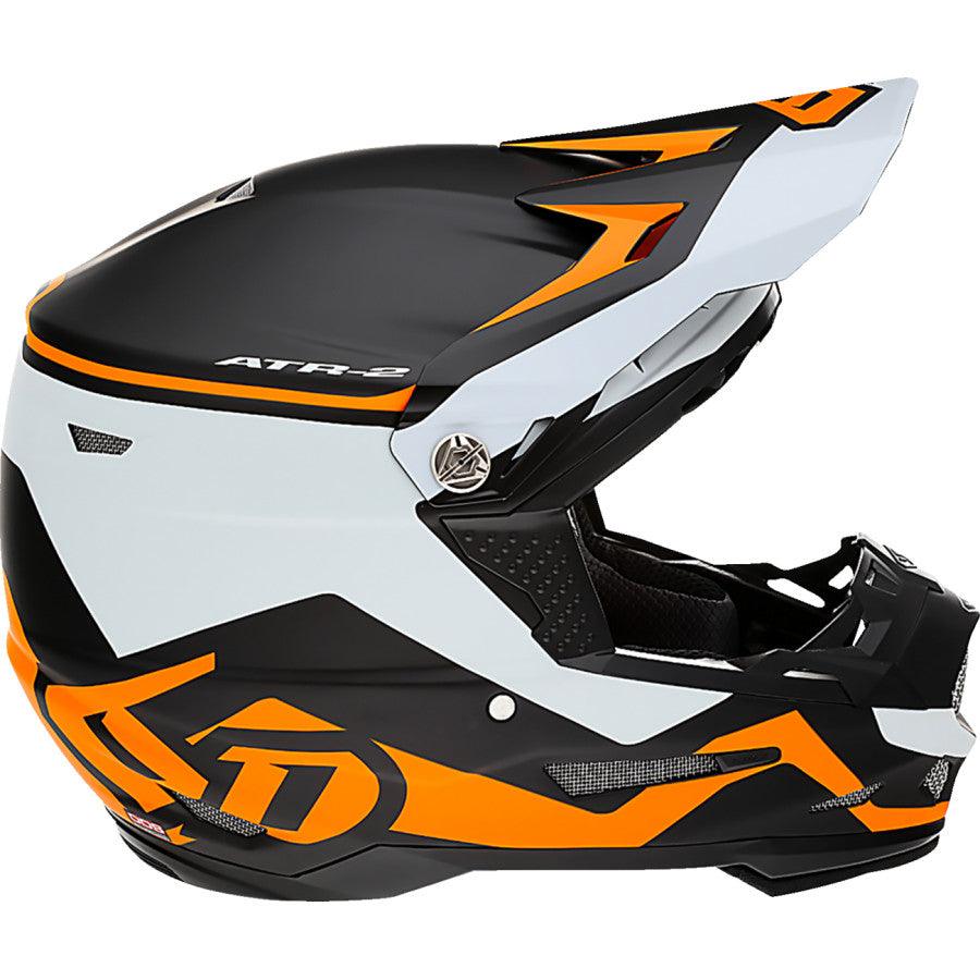 6D ATR-2 Drive Helmet - Neon Orange - Motor Psycho Sport