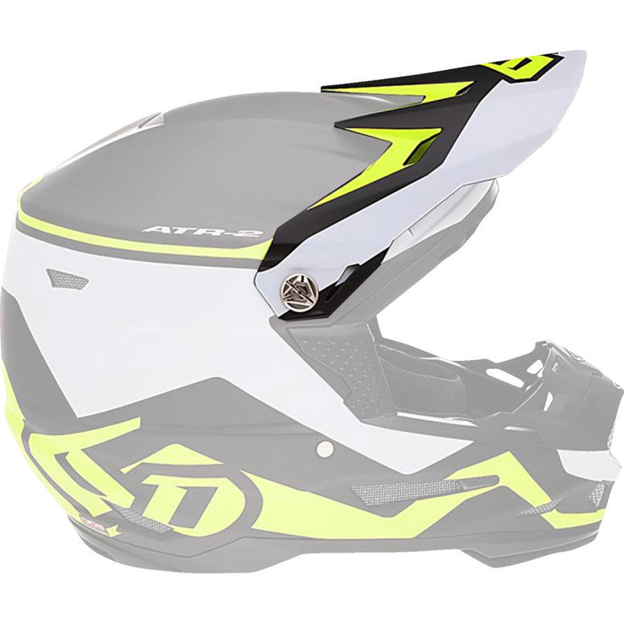 6D ATR-2 Drive Helmet Visor - Neon Yellow - Motor Psycho Sport