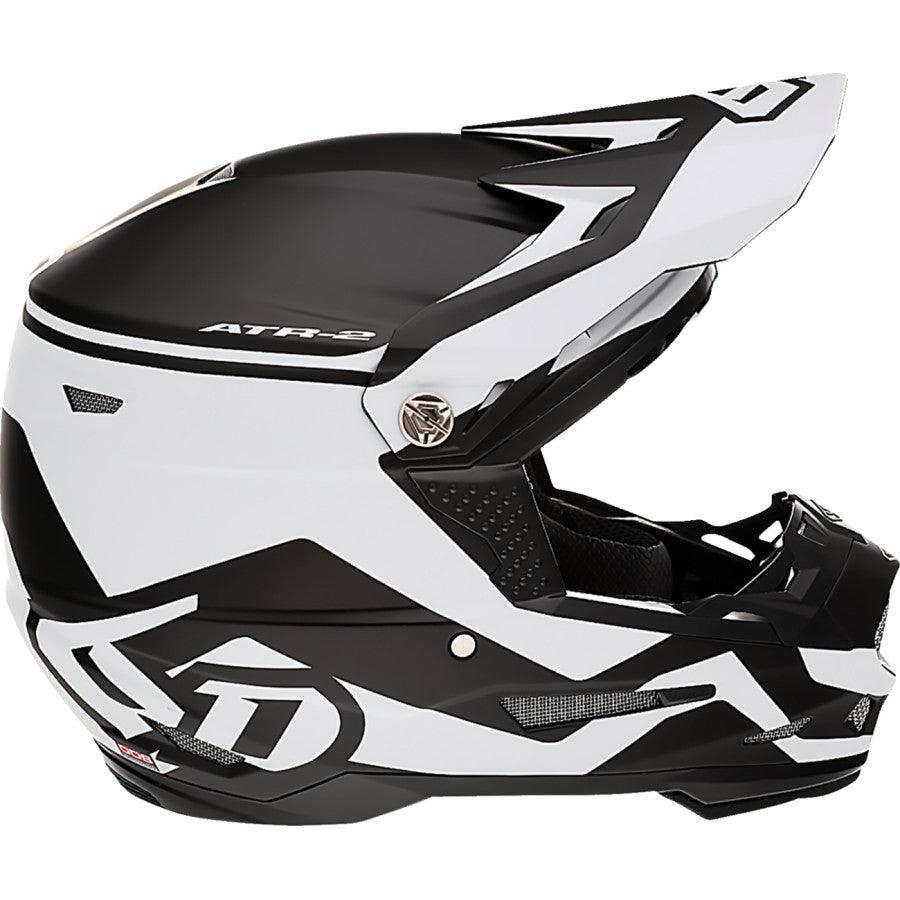 6D ATR-2 Drive Helmet - White - Motor Psycho Sport