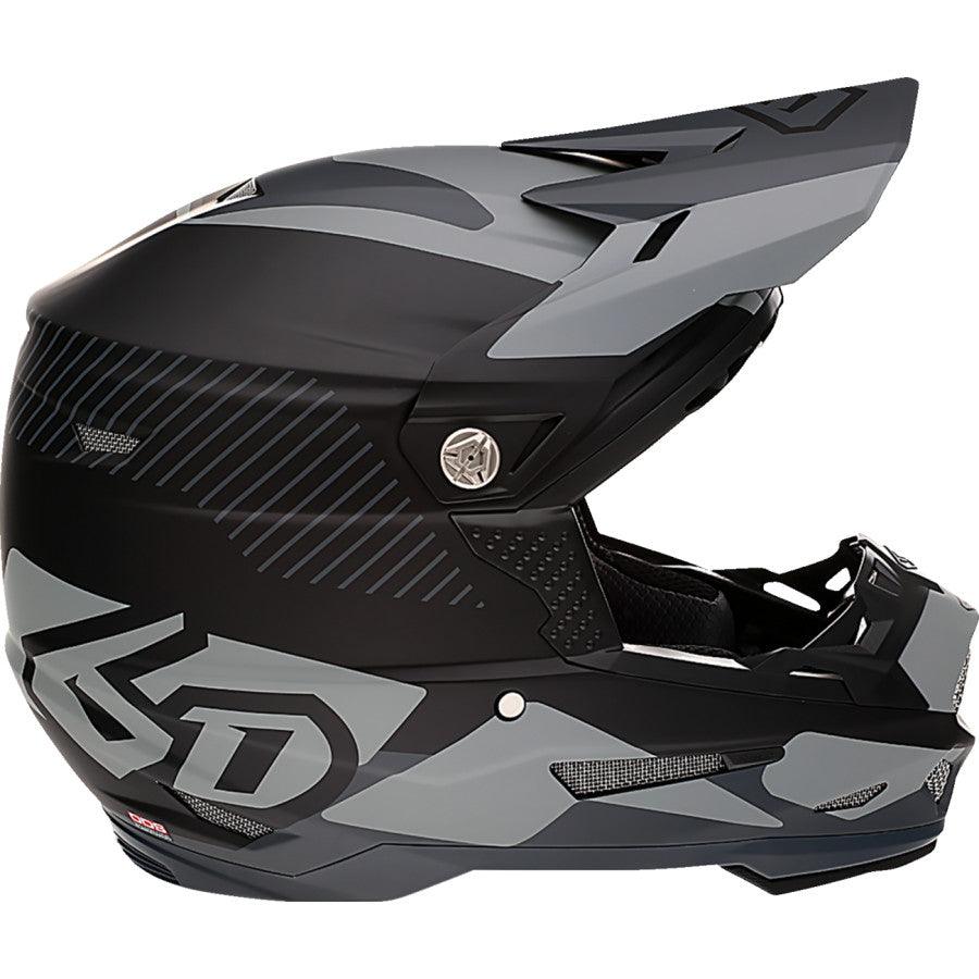 6D ATR-2 Fusion Helmet - Black - Motor Psycho Sport