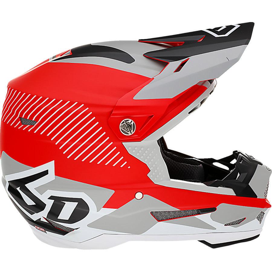 6D ATR-2 Fusion Helmet - Red - Motor Psycho Sport