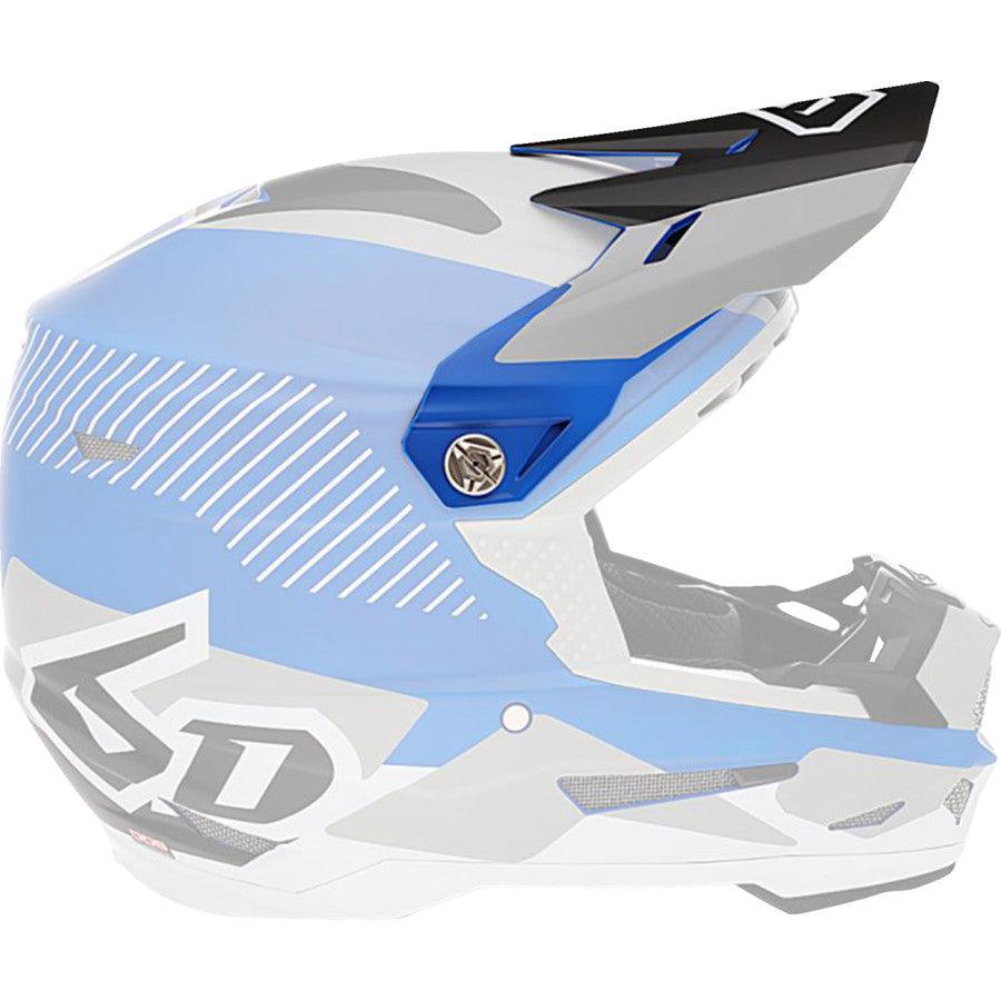 6D ATR-2 Fusion Helmet Visor - Blue - Motor Psycho Sport