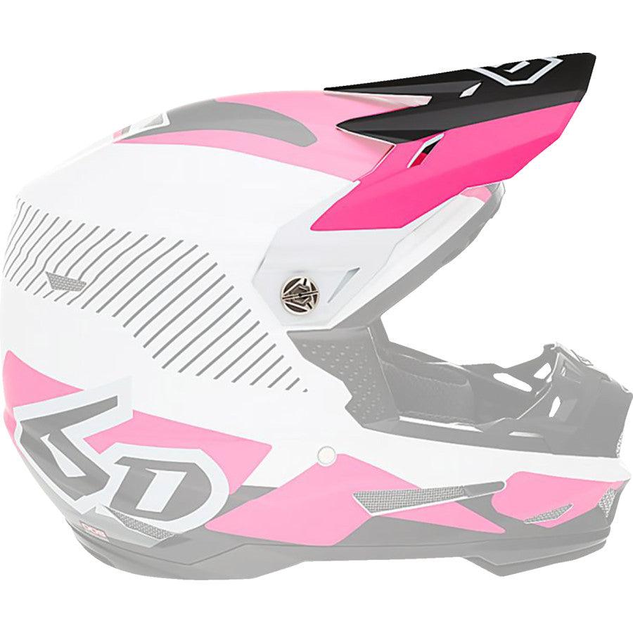 6D ATR-2 Fusion Helmet Visor - Pink - Motor Psycho Sport