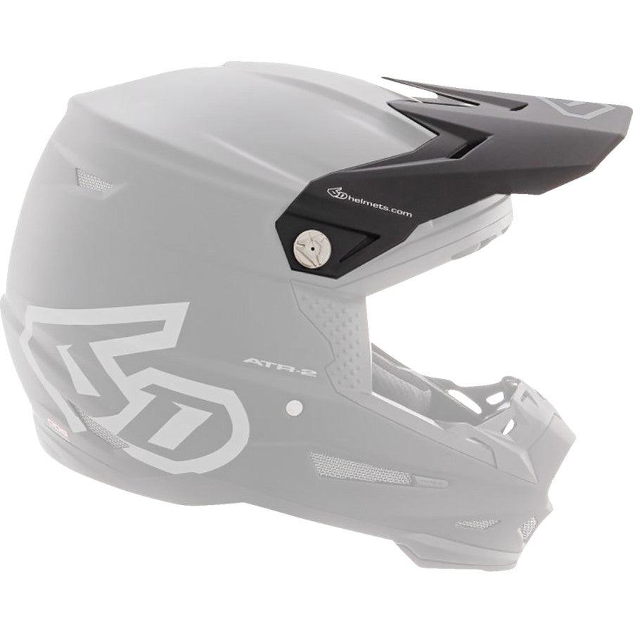 6D ATR-2 Helmet Visor - Matte Black - Motor Psycho Sport