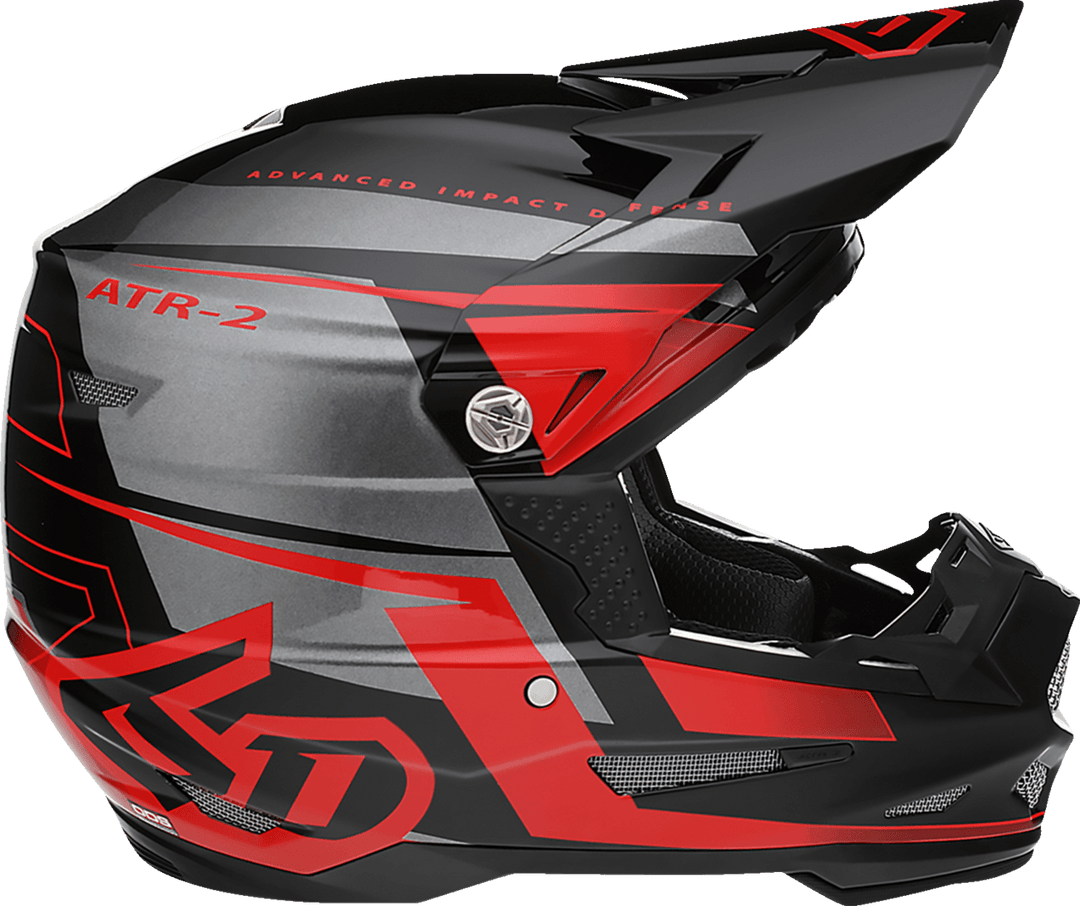 6D ATR-2 Mach Helmet - Red - Motor Psycho Sport