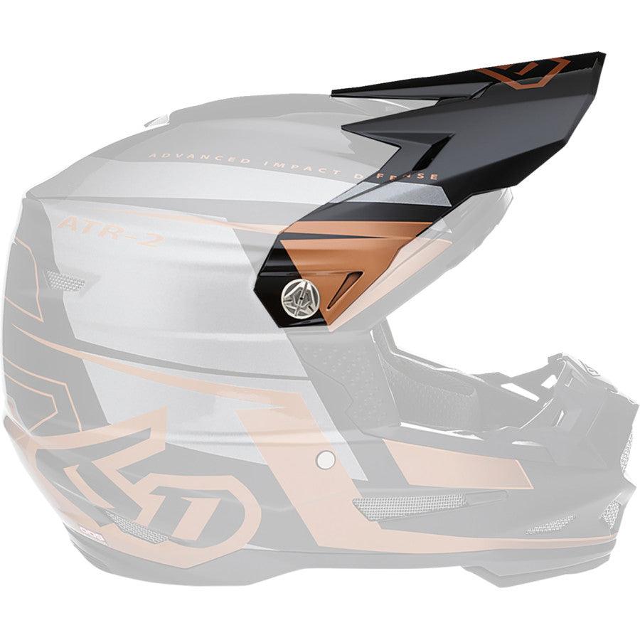 6D ATR-2 Mach Helmet Visor - Bronze - Motor Psycho Sport