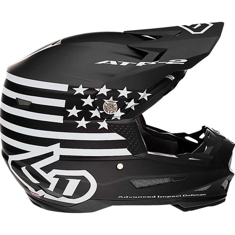 6D ATR-2 Tactical Helmet - Black - Motor Psycho Sport