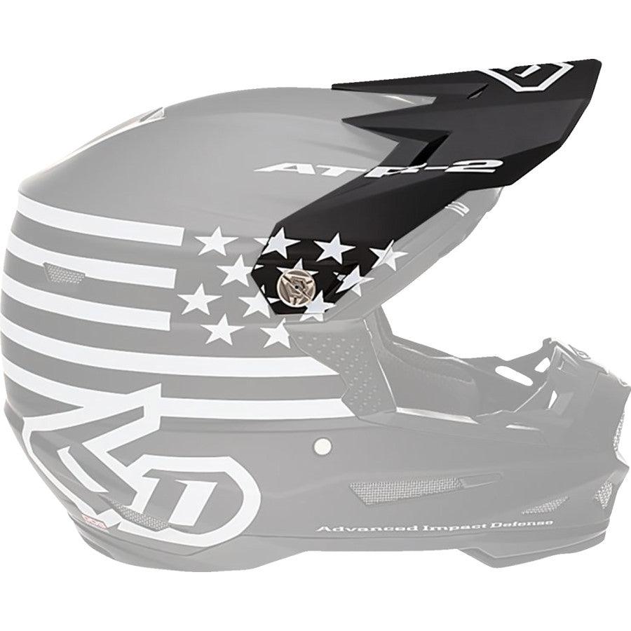 6D ATR-2 Tactical Helmet Visor - Black - Motor Psycho Sport