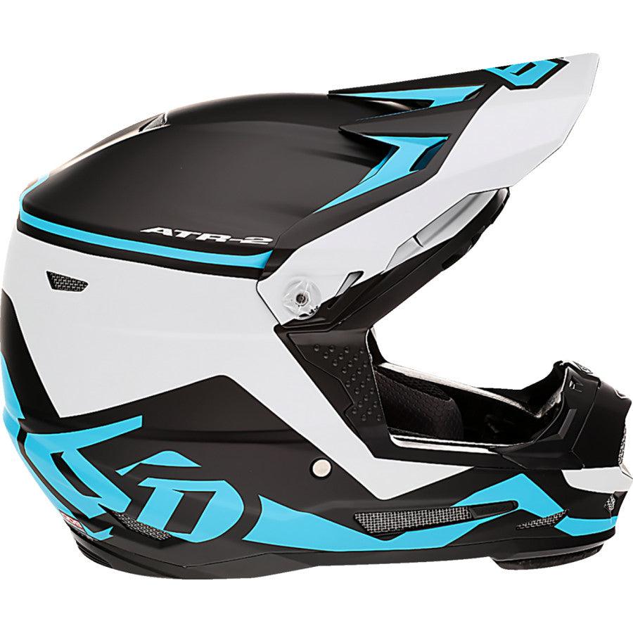 6D ATR-2Y Drive Helmet - Cyan - Motor Psycho Sport