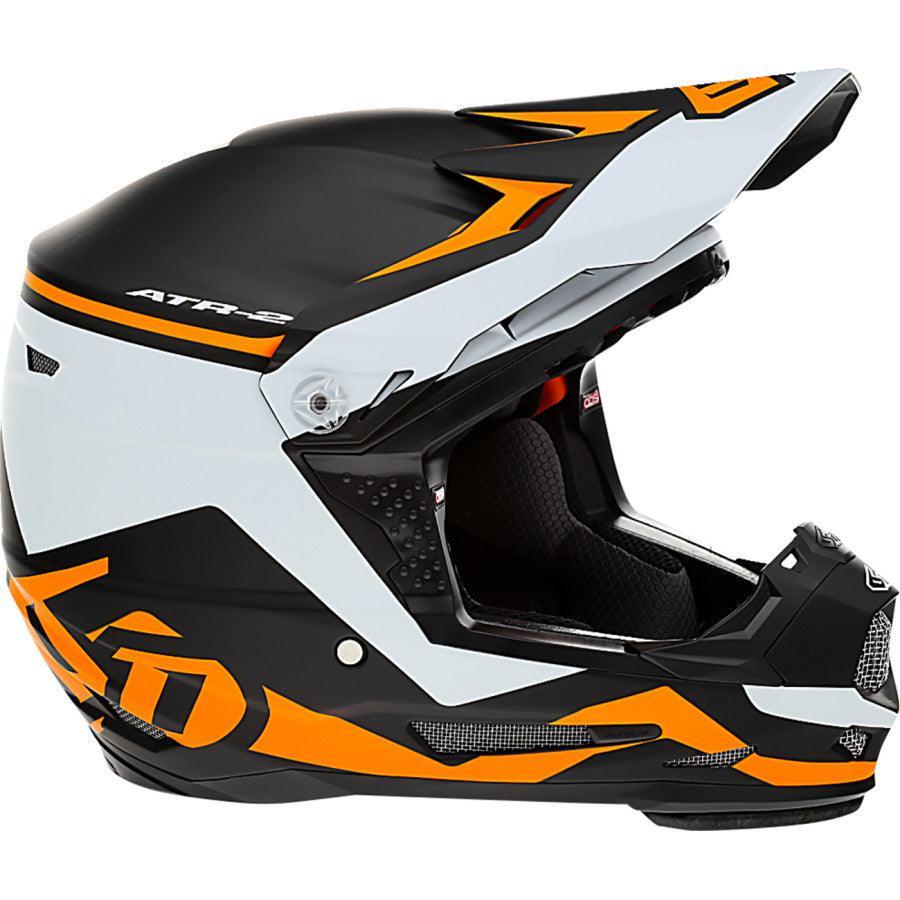 6D ATR-2Y Drive Helmet - Neon Orange - Motor Psycho Sport