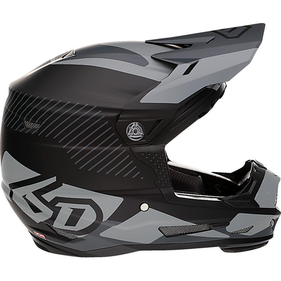 6D ATR-2Y Fusion Helmet - Black - Motor Psycho Sport