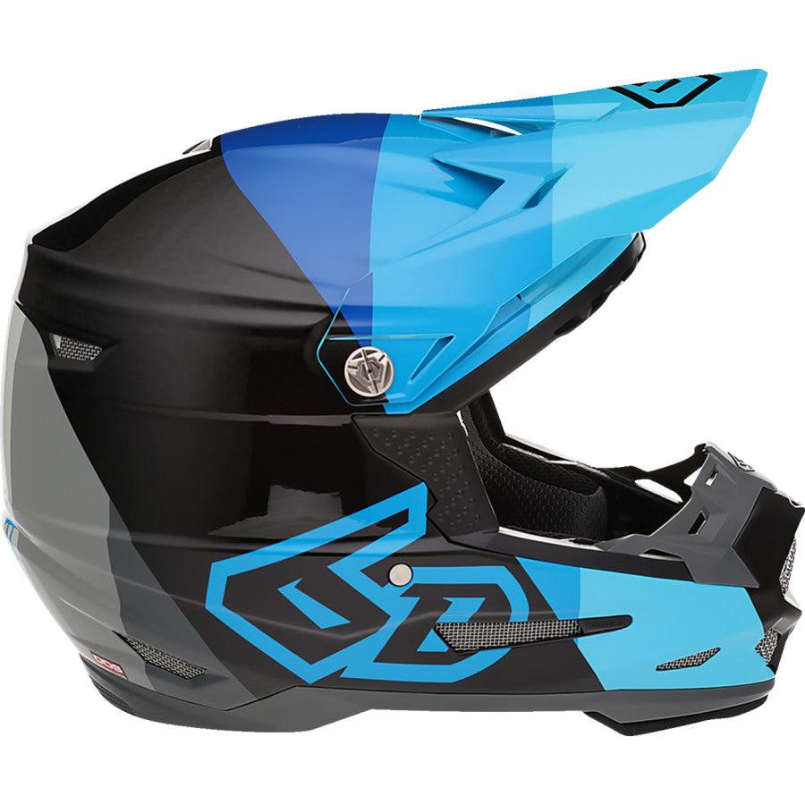 6D ATR-2Y Youth Range Helmet - Blue - Motor Psycho Sport