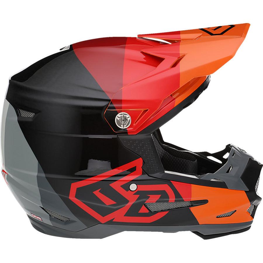 6D ATR-2Y Youth Range Helmet - Red - Motor Psycho Sport