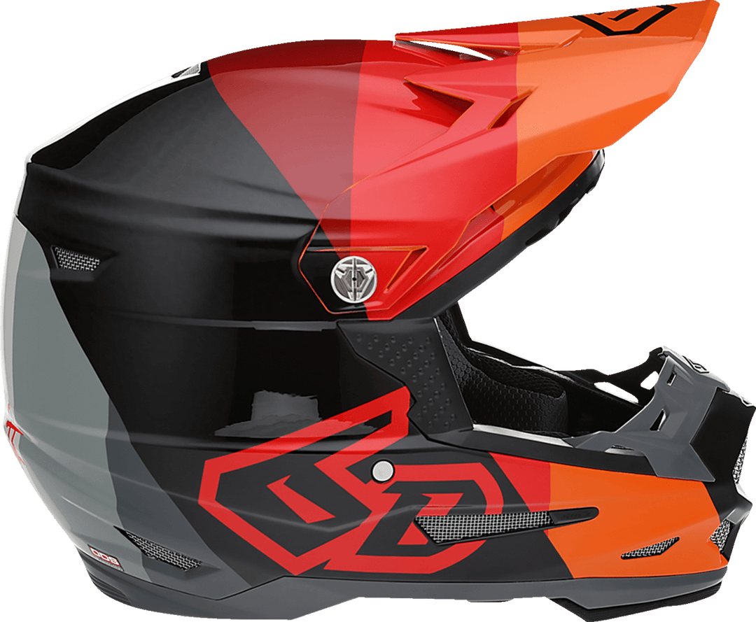 6D ATR-2Y Youth Range Helmet - Red - Motor Psycho Sport