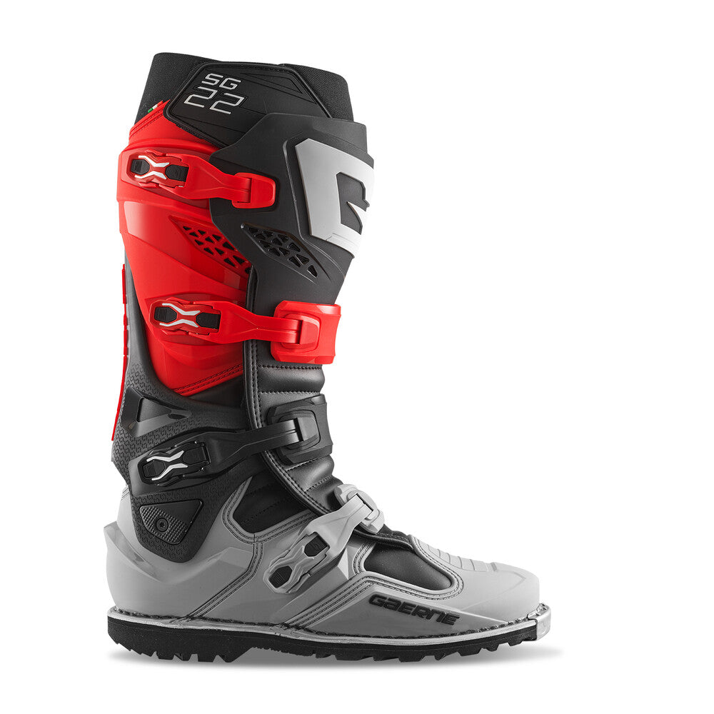 Gaerne SG-22 Gore-Tex Enduro Boots - LE Red/Black/Grey (WPS Warehouse)