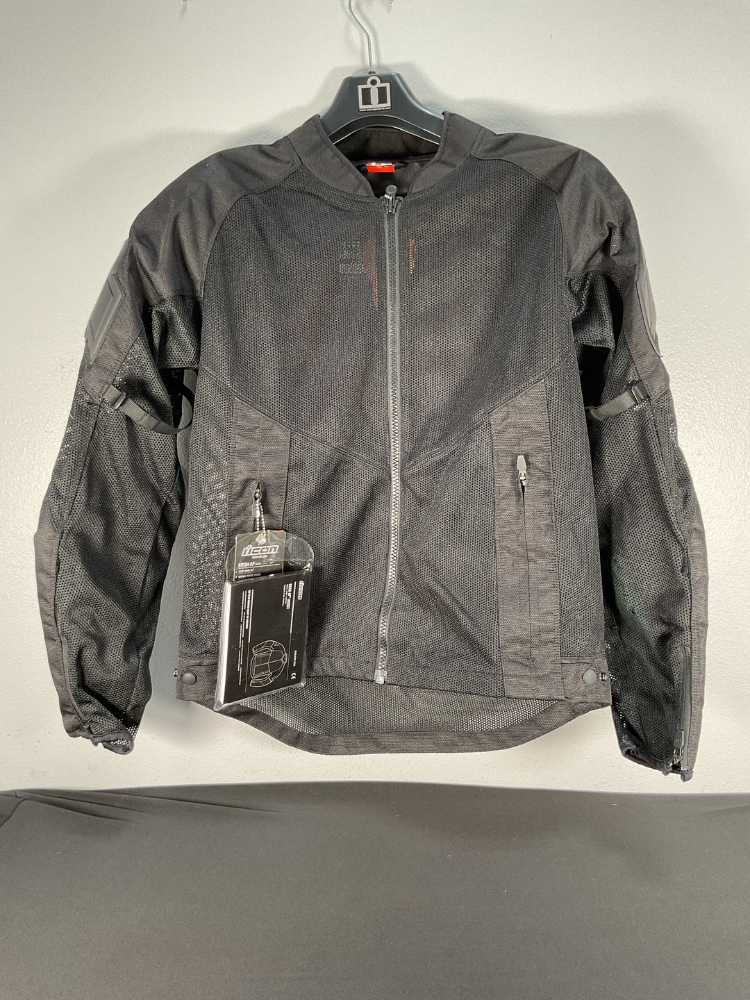 Icon Men's Mesh AF Jacket - Black - Size Large - Used Like New