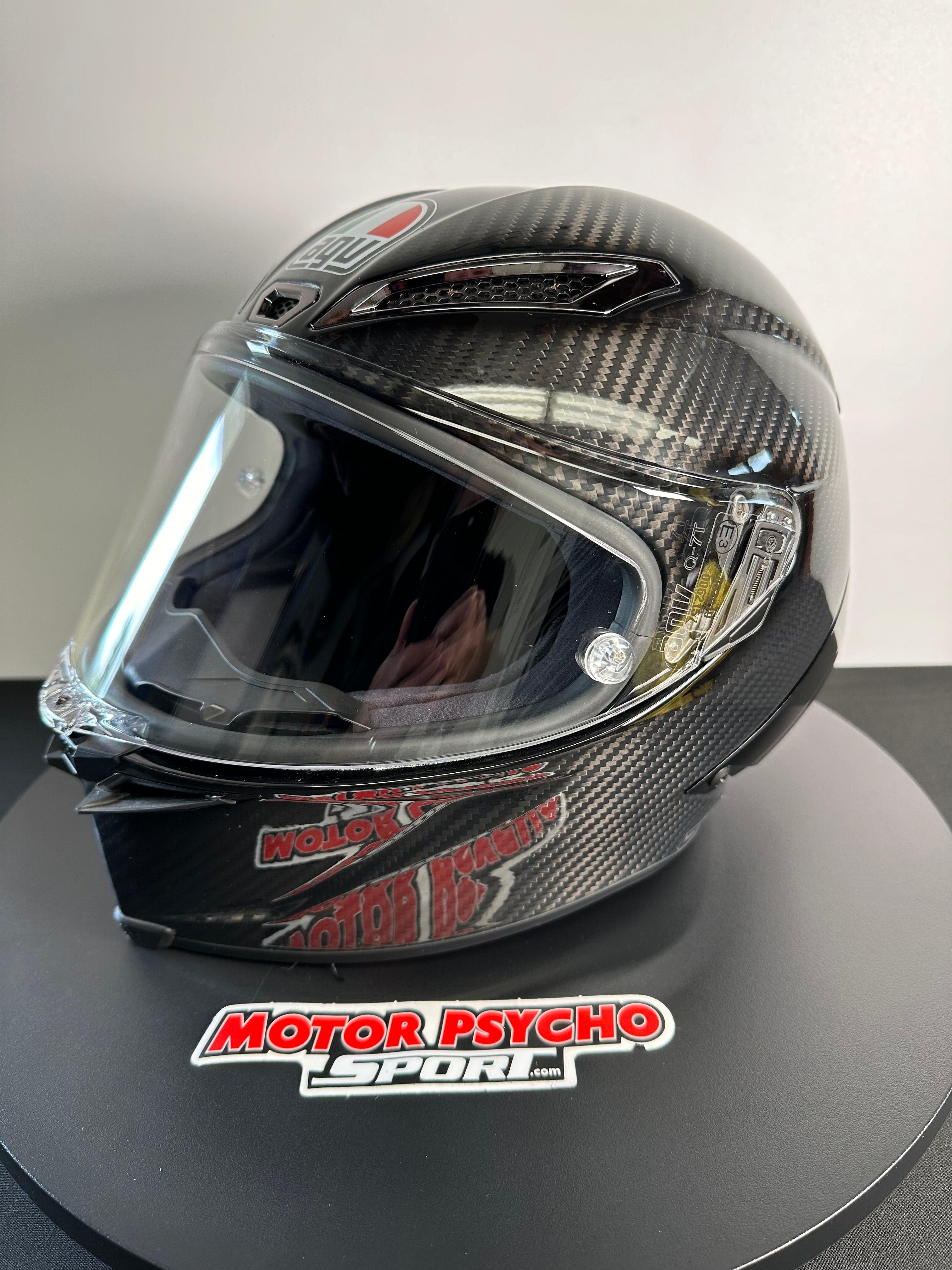 AGV Pista GP RR Mono Glossy Carbon Helmet - Size Medium - OPEN BOX Motor Psycho Sport AGV Pista GP RR Mono Glossy Carbon Helmet - Size Medium - OPEN BOX Motor Psycho Sport