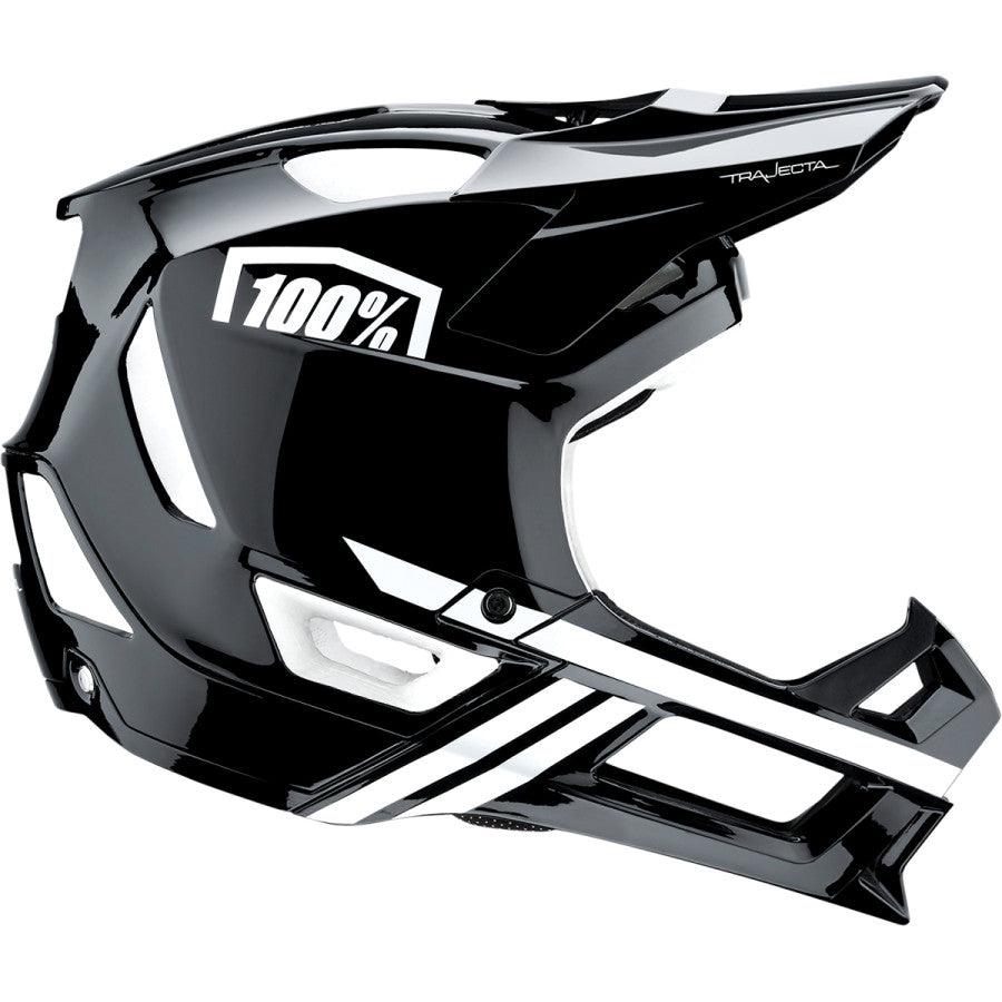 100% Trajecta Fidlock Black/White Bicycle Helmet