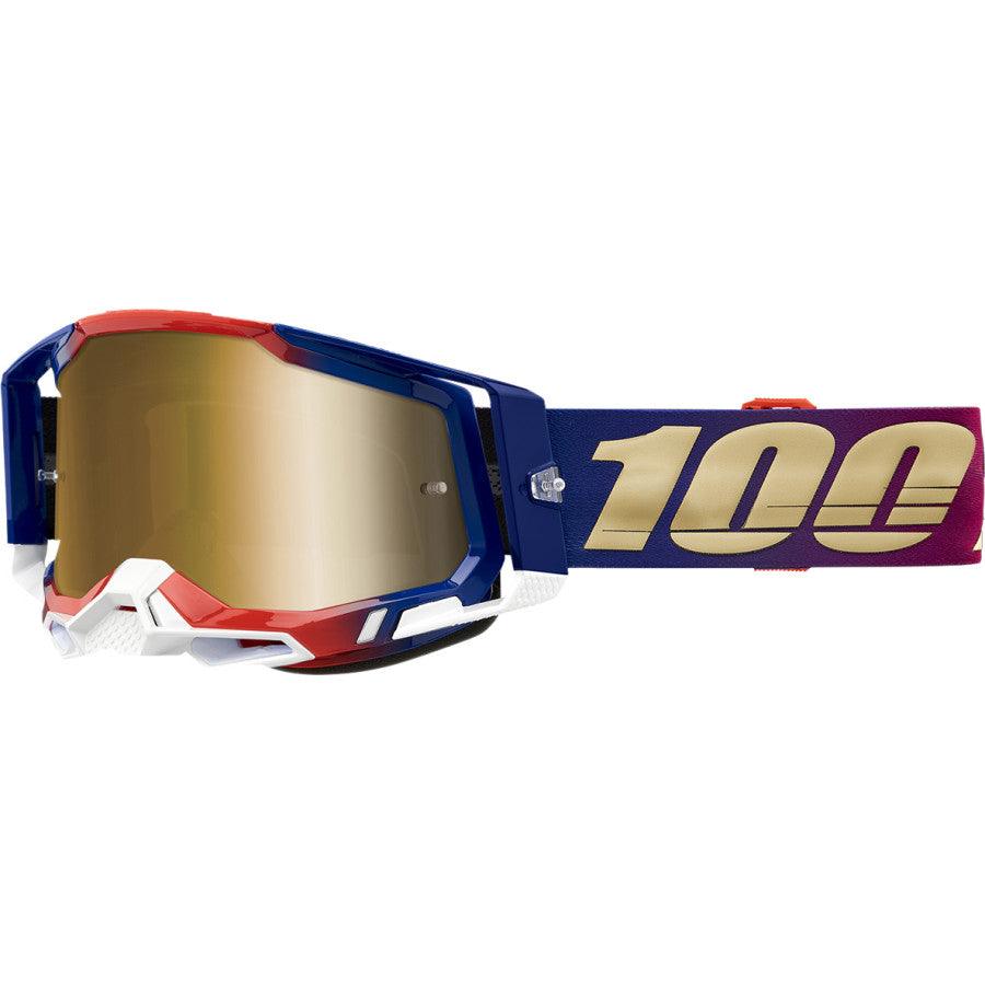 100% Racecraft 2 Goggles - United - True Gold