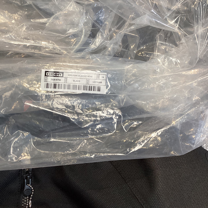 Icon Men's Hooligan CE Jacket - Black - Size 2XL - Used Like New