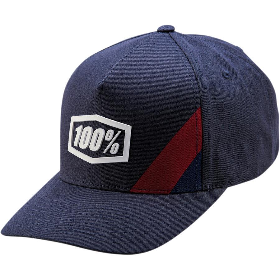 100% Cornerstone Snapback Hat - Steel