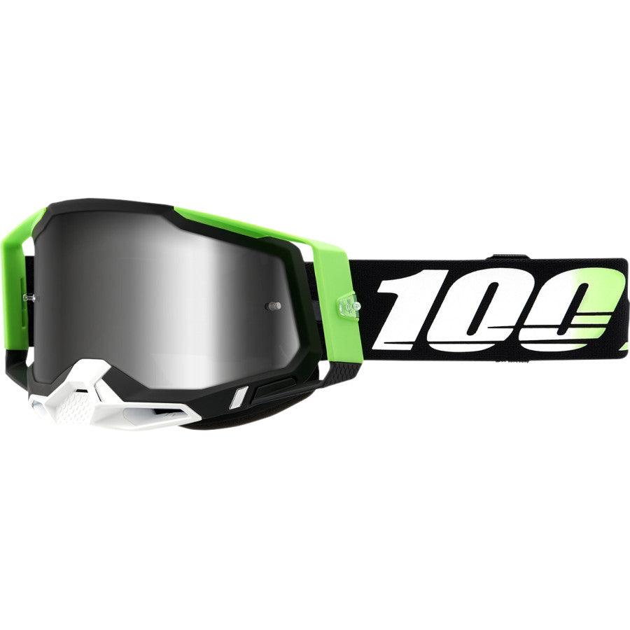 100% Racecraft 2 Goggles - Kalkuta - Silver Mirror