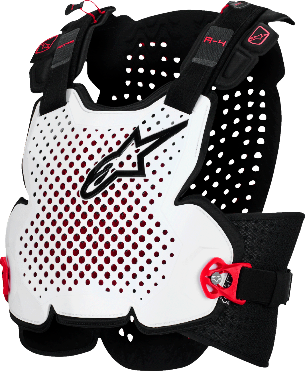 Alpinestars A-4 Plasma Roost Guard - Black/Red/White
