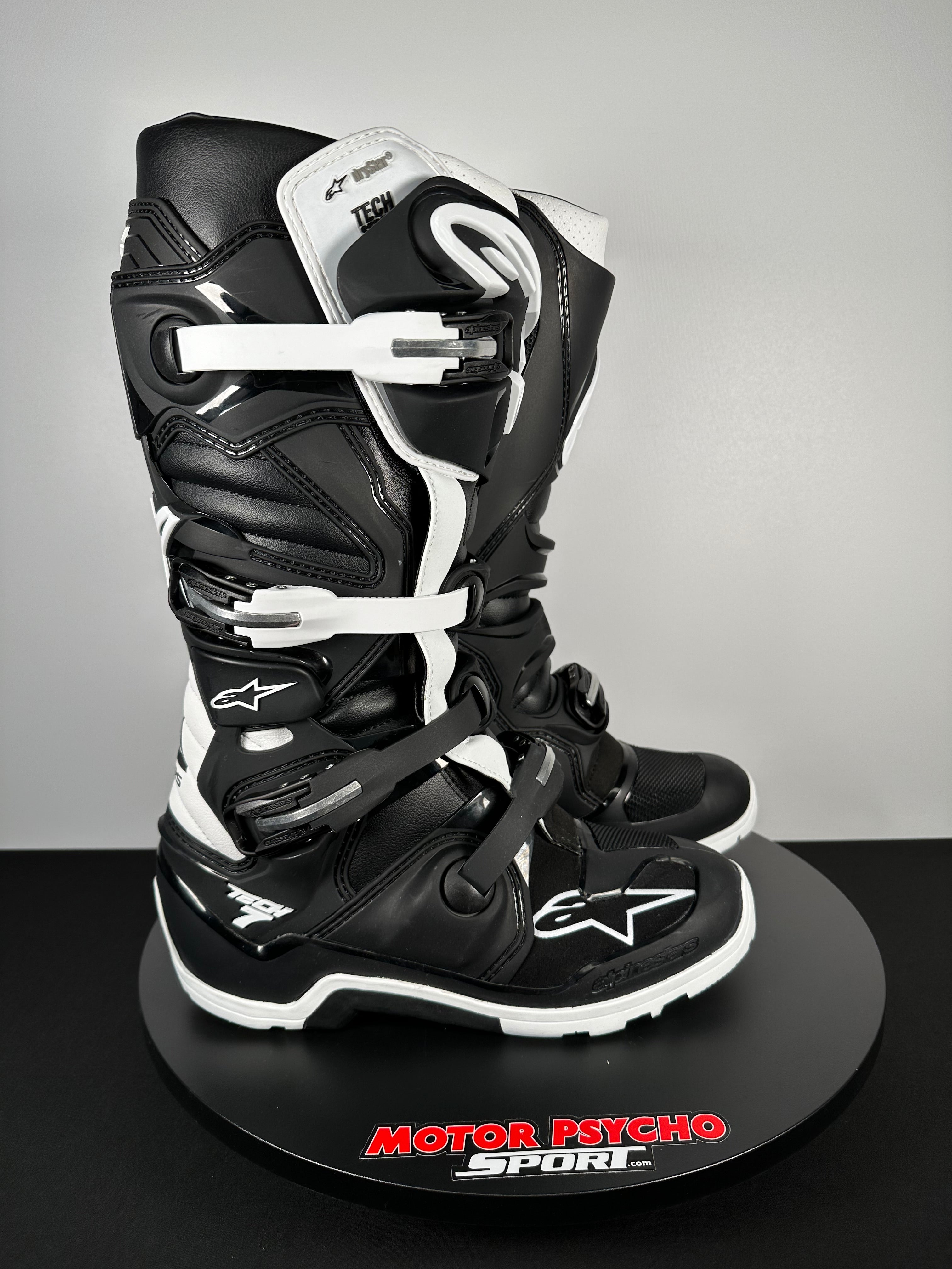 Alpinestars Tech 7 Enduro Drystar Black/White Boots - CLOSEOUT