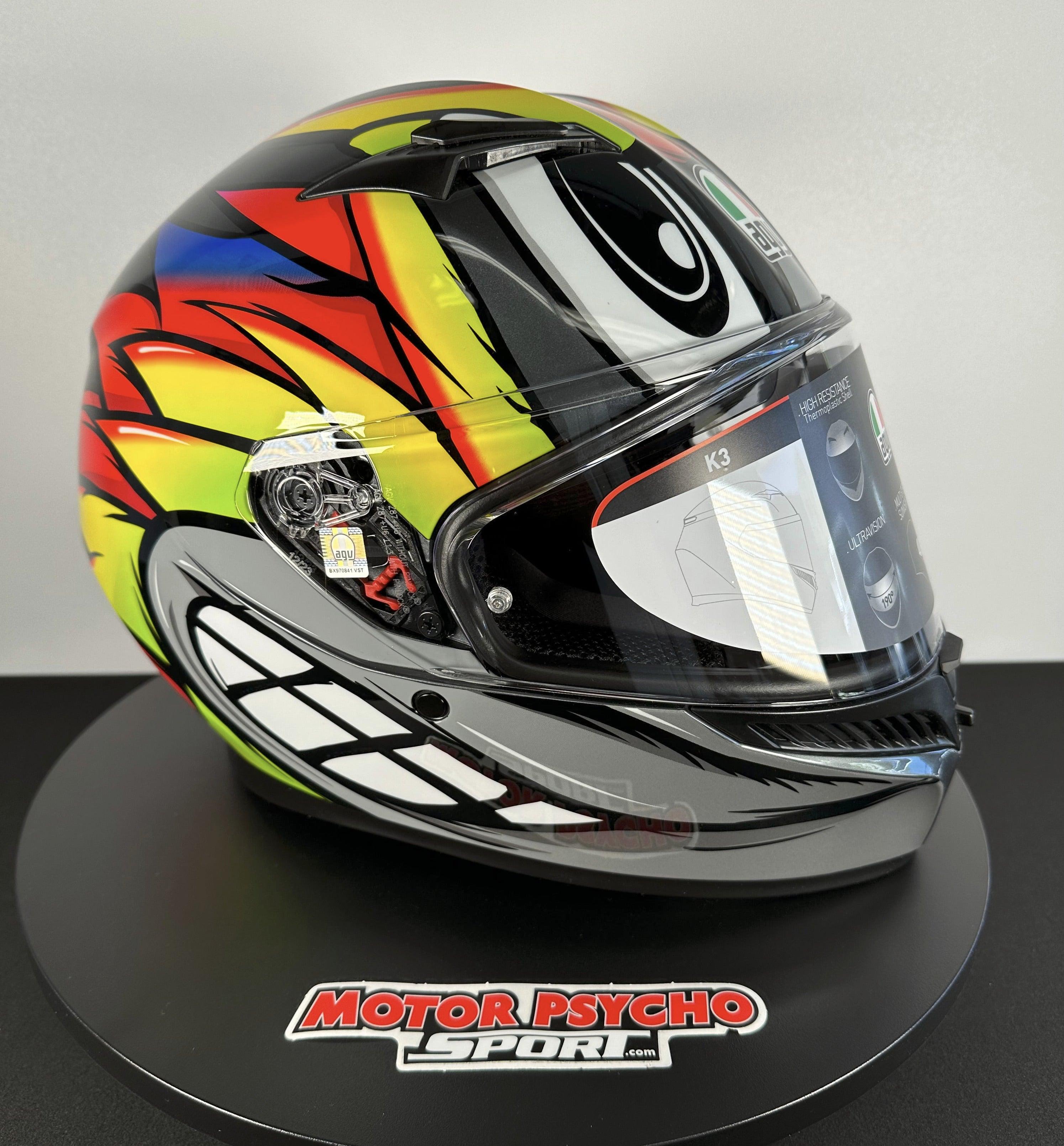 agv k3 price in india AGV K3 Birdy 2.0 Helmet Gray/Yellow/Red