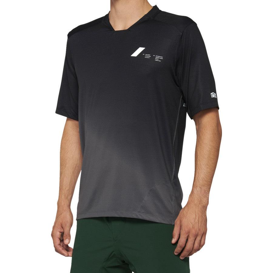 100% Celium Jersey - Short-Sleeve - Black/Charcoal