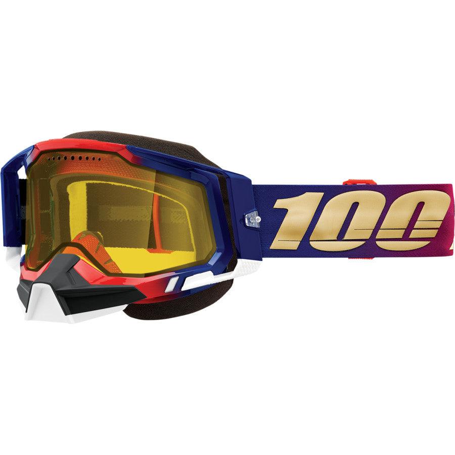 100% Racecraft 2 Snow Goggles - United - Yellow