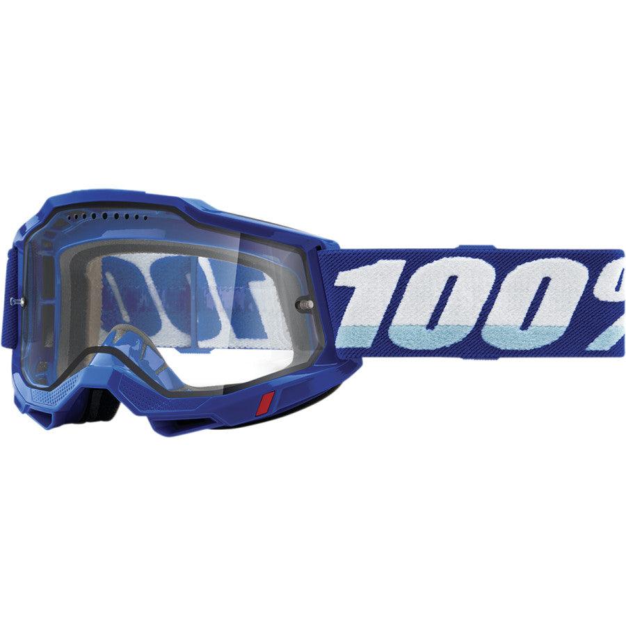 100% Accuri 2 Enduro MTB Goggles - Blue - Clear