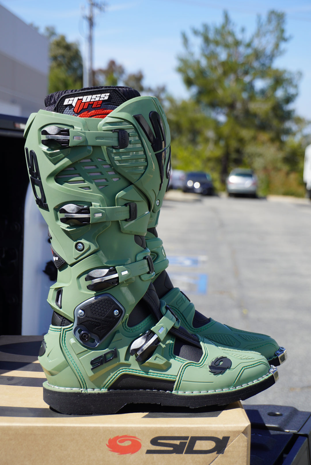 Sidi Crossfire 3 TA Army/Black Boots - Limited Edition