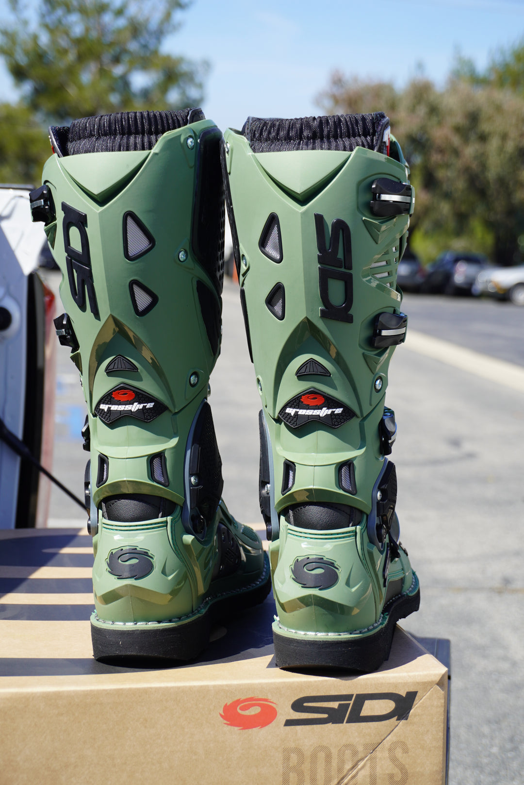 Sidi Crossfire 3 TA Army/Black Boots - Limited Edition