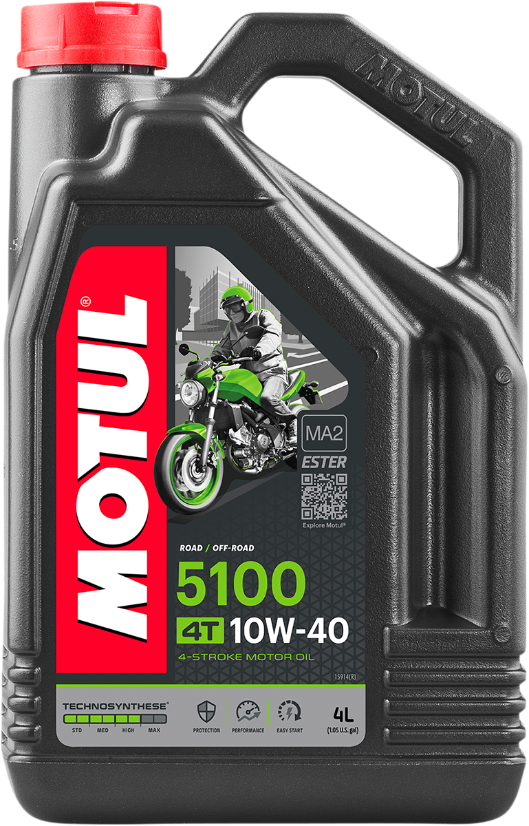 Motul 5100 4T Synthetic Blend Oil - 10W40 4L