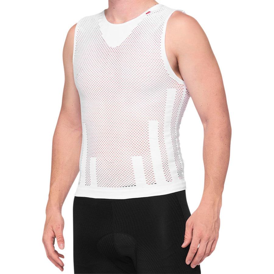 100% Zephyr Tank Jersey - White