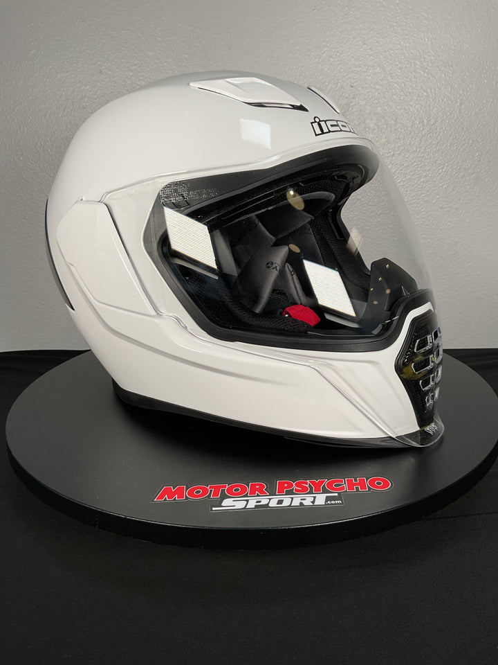 Icon Airflite Helmet - Size Small -  Gloss White - Used Like New